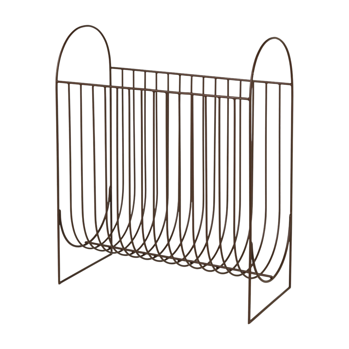 Porte magazine en fer aubergine 40x20x51 cm Maggie - Broste Copenhagen
