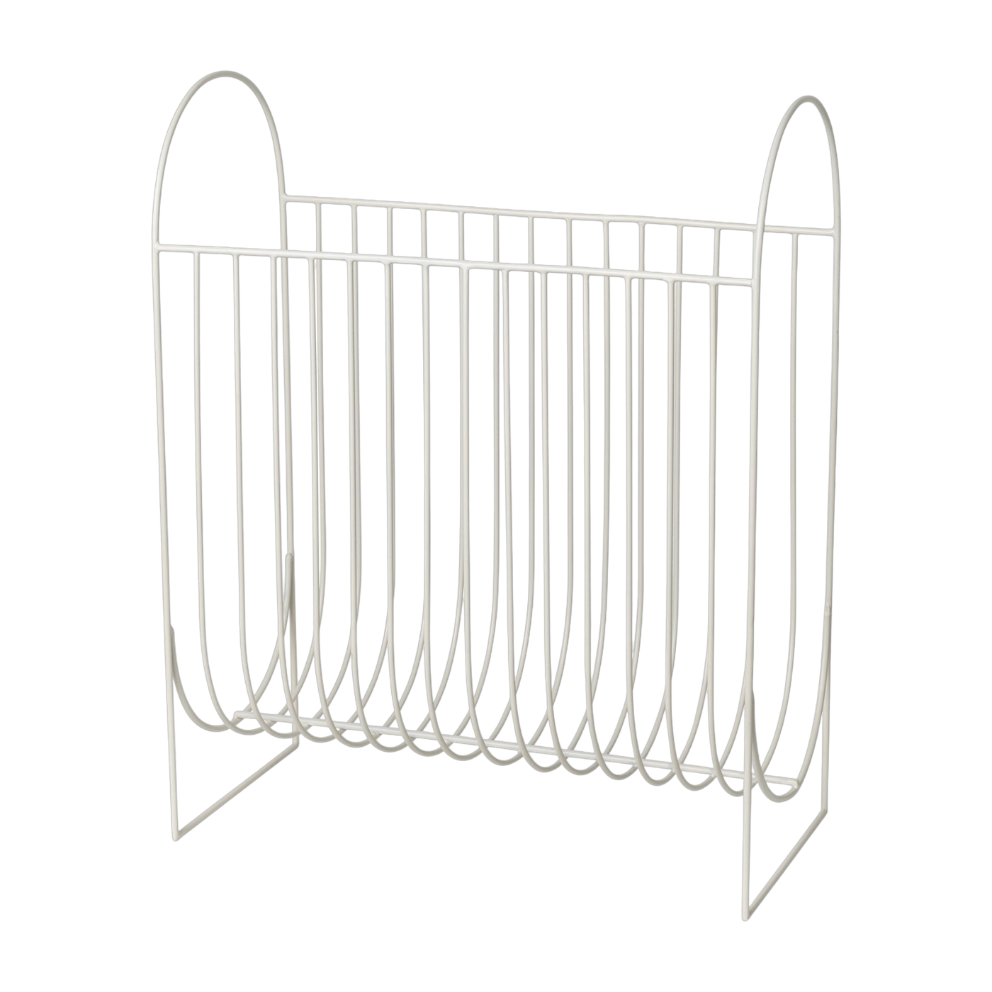 Porte magazine en fer rainy day grey 40x20x51 cm Maggie - Broste Copenhagen