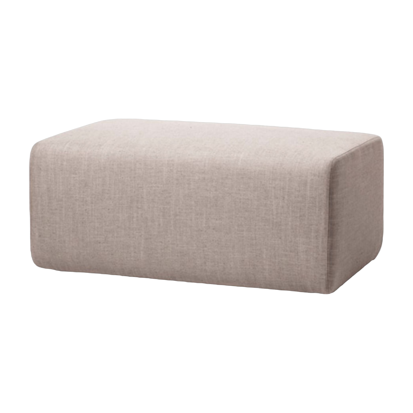 Pouf en polyester latte 60x90 cm Lagoon - Broste Copenhagen