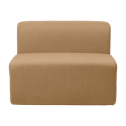 Module chaise en polyester ocre 90x70 cm Lagoon - Broste Copenhagen