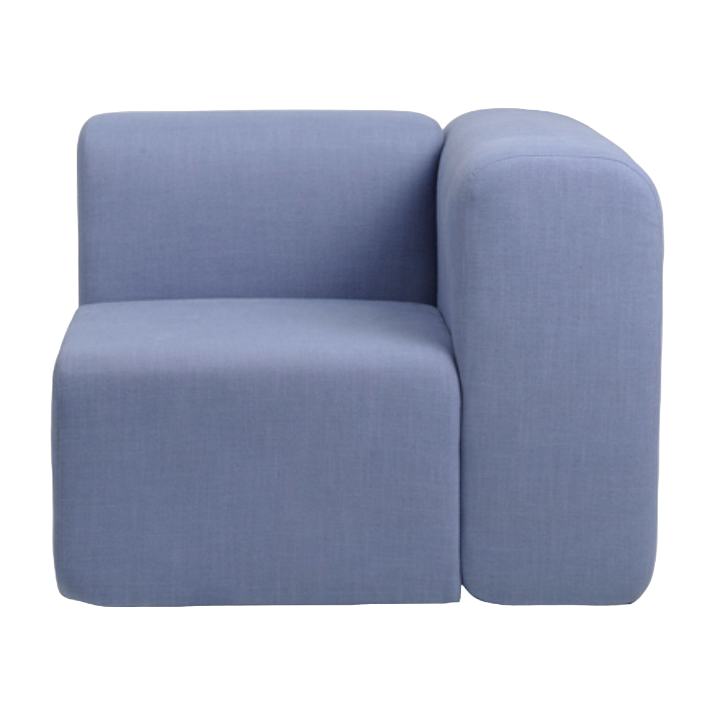 Linkes Modul von angle aus hellblauem Polyester 90x90 cm Lagoon - -. Broste Copenhagen