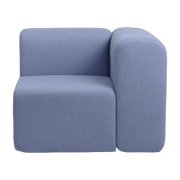 Linkes Modul von angle aus hellblauem Polyester 90x90 cm Lagoon - -. Broste Copenhagen