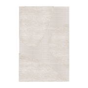 Alfombra rectangular de lana blanca 160x230cm Punja Plasma - Layered