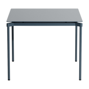 Square garden table grey-blue 70x70cm Fromme - Petite friture