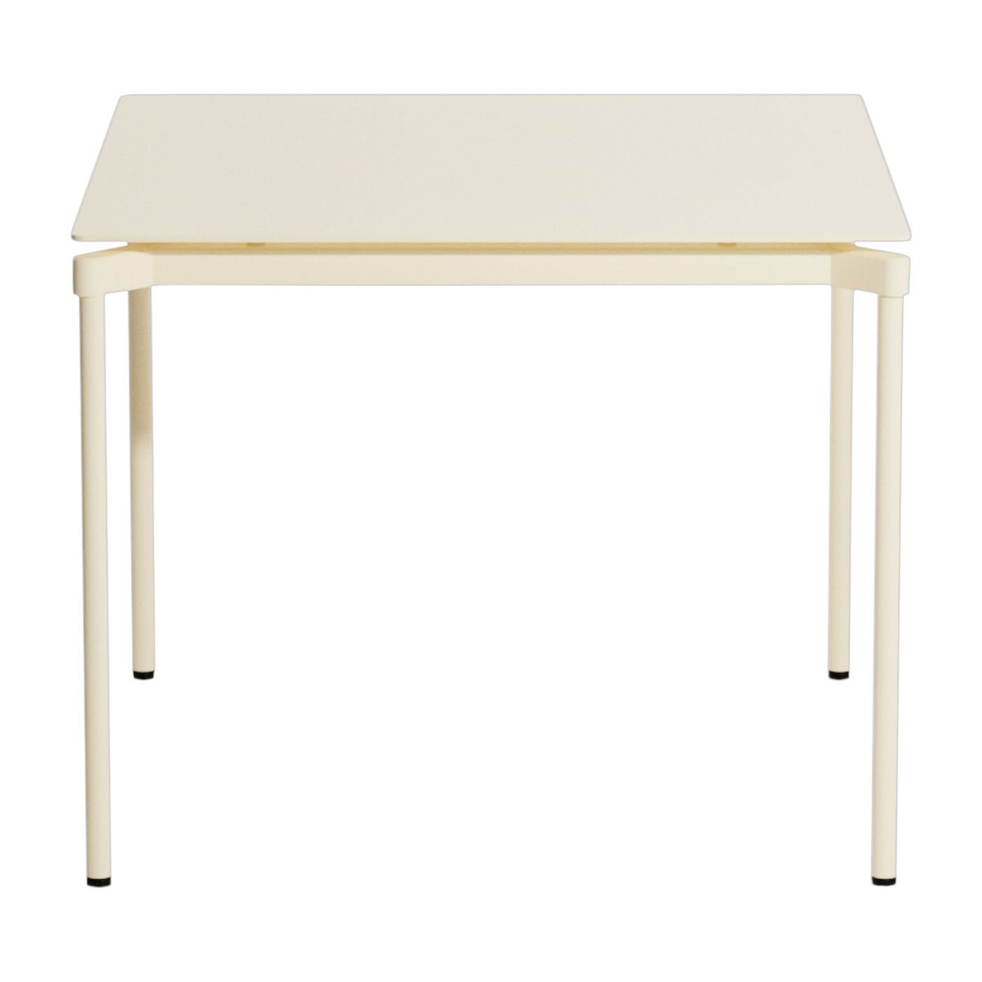 Quadratischer Gartentisch Elfenbein 70x70cm Fromme - -. Petite friture