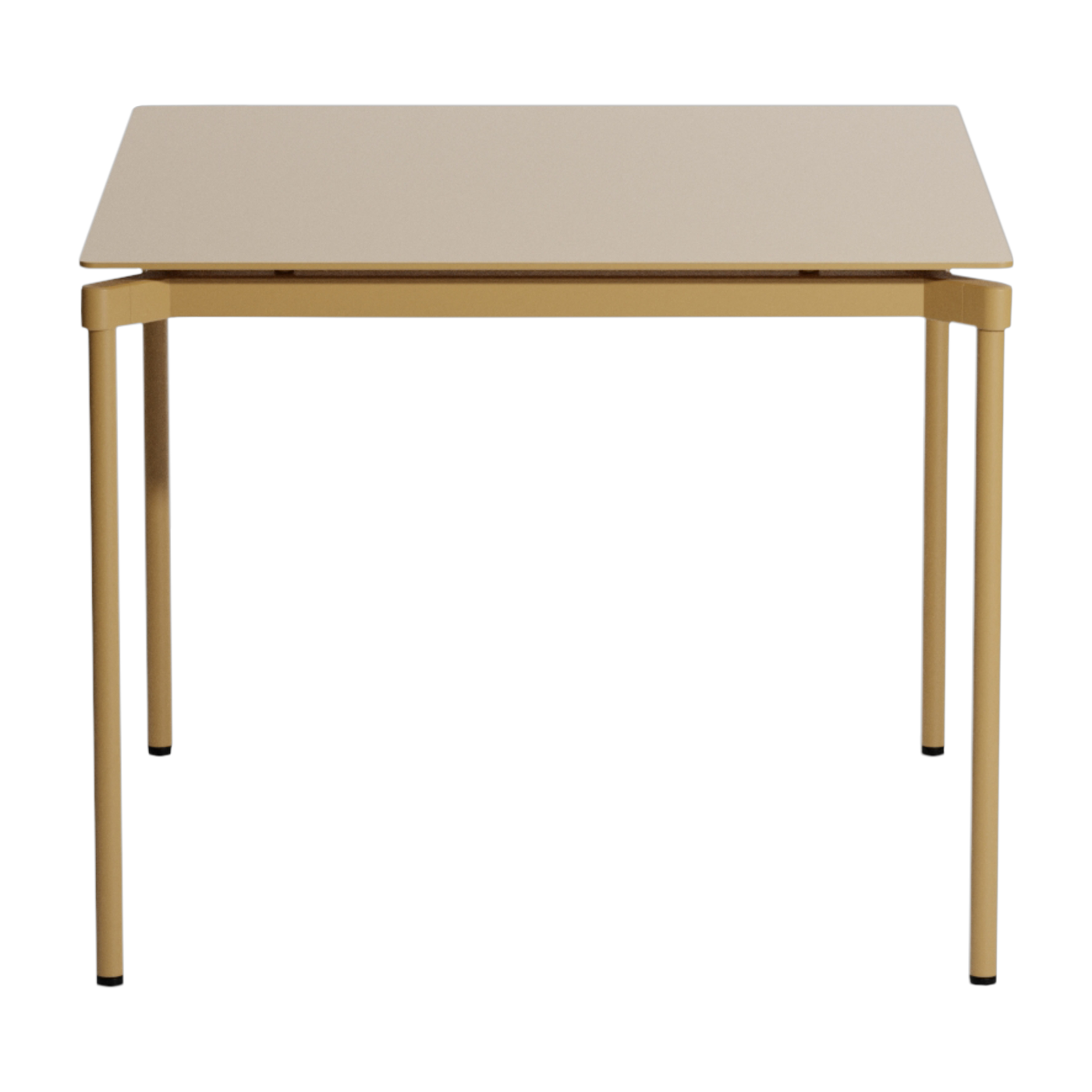 Quadratischer Gartentisch Gold 70x70cm Fromme - -. Petite friture
