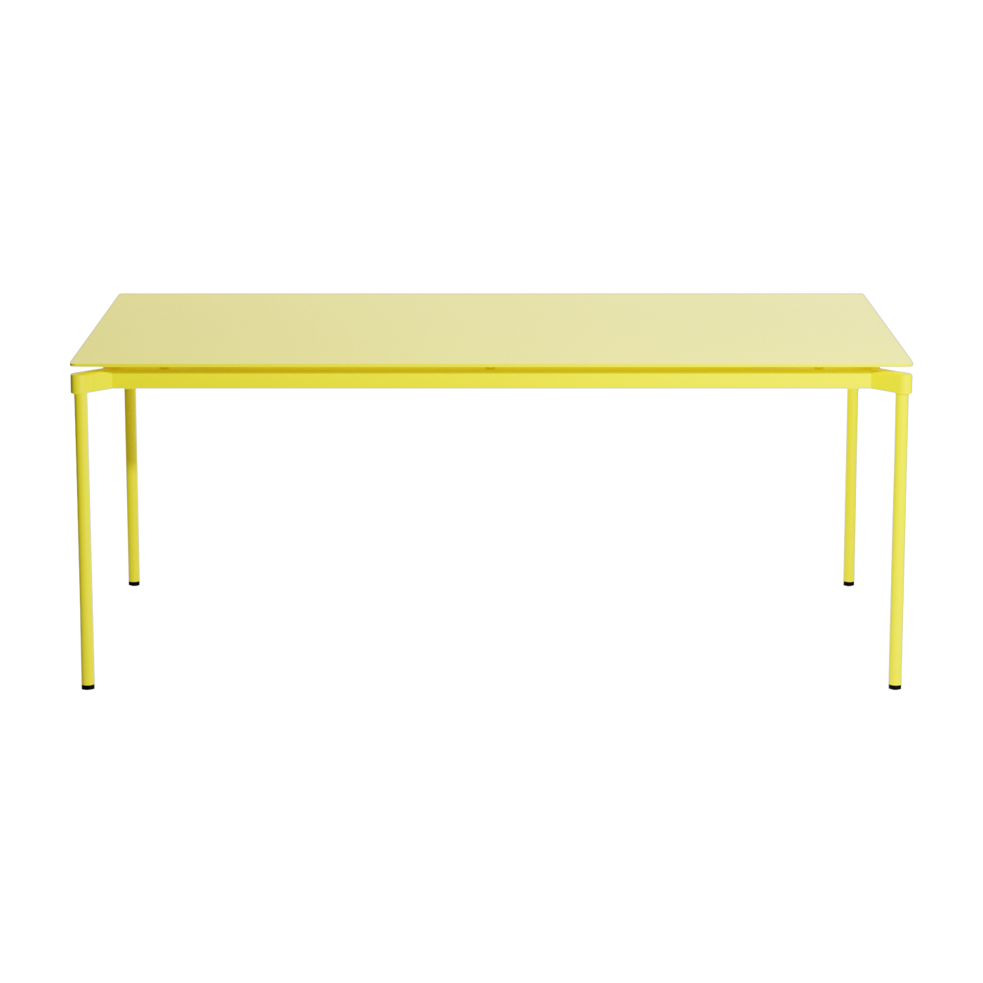 Tavolo da pranzo giallo per esterni 90x180cm Fromme - Petite friture