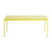 Table à manger d'extérieur jaune 90x180cm Fromme - Petite friture