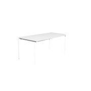 Table à manger d'extérieur blanc 90x180cm Fromme - Petite friture