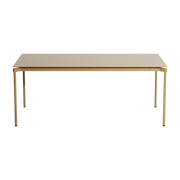 Tavolo da pranzo per esterni oro 90x180cm Fromme - Petite friture