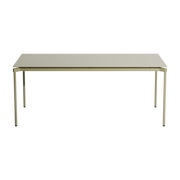Table à manger d'extérieur vert jade 90x180cm Fromme - Petite friture