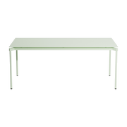 Mesa de comedor de exterior verde pastel 90x180cm Fromme - Petite friture