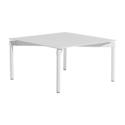 Table basse de jardin carrée blanc 70x70cm Fromme - Petite friture