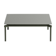 Table basse de jardin carrée vert bouteille 70x70cm Fromme - Petite friture