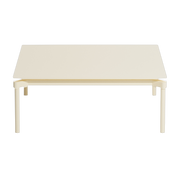 Square ivory garden coffee table 70x70cm Fromme - Petite friture