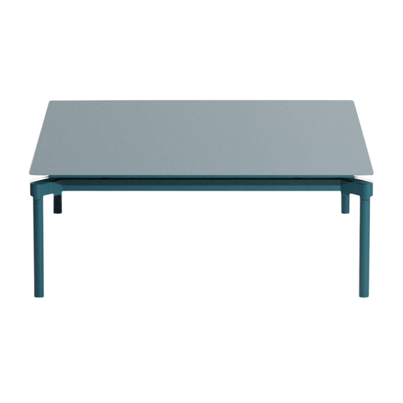 Quadratischer Garten-Couchtisch Ozeanblau 70x70cm Fromme -. Petite friture