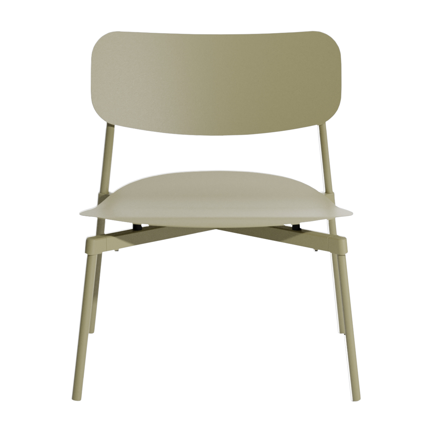 Fauteuil de jardin en métal vert jade Fromme - Petite friture