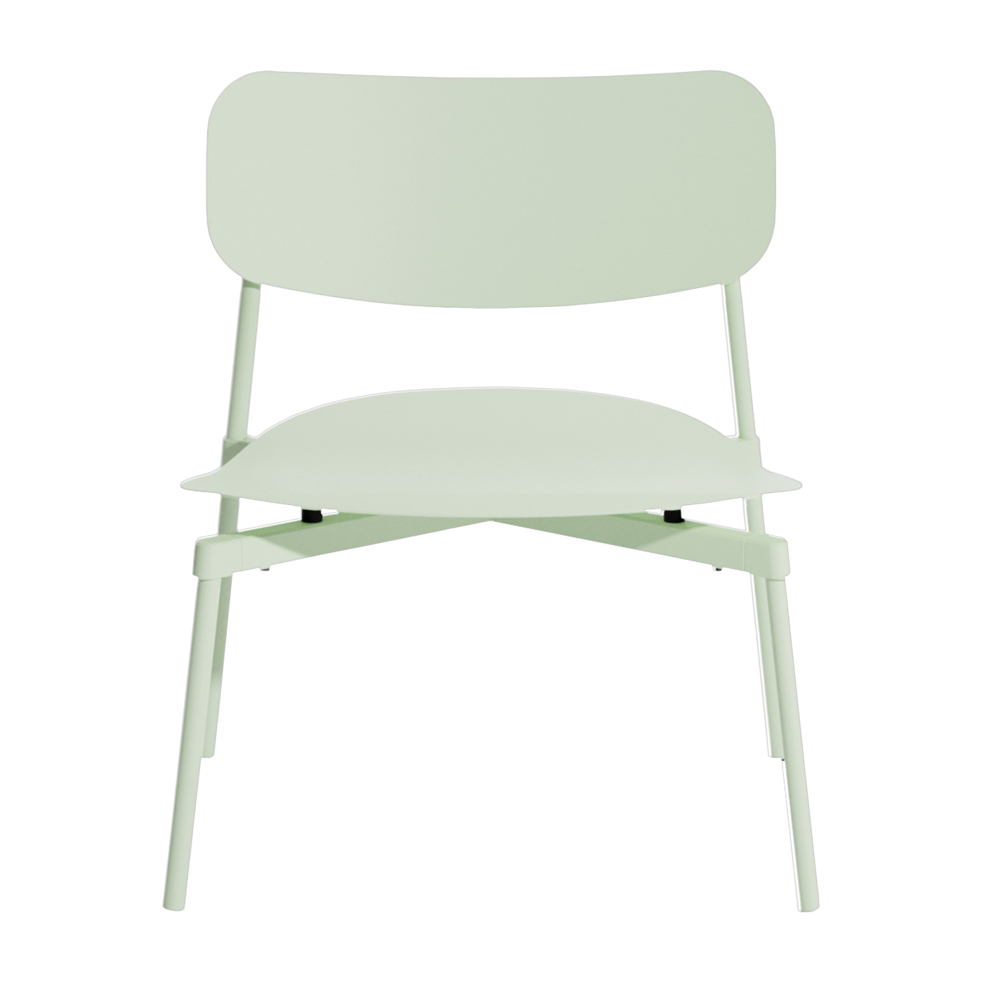 Fauteuil de jardin en métal vert pastel Fromme - Petite friture