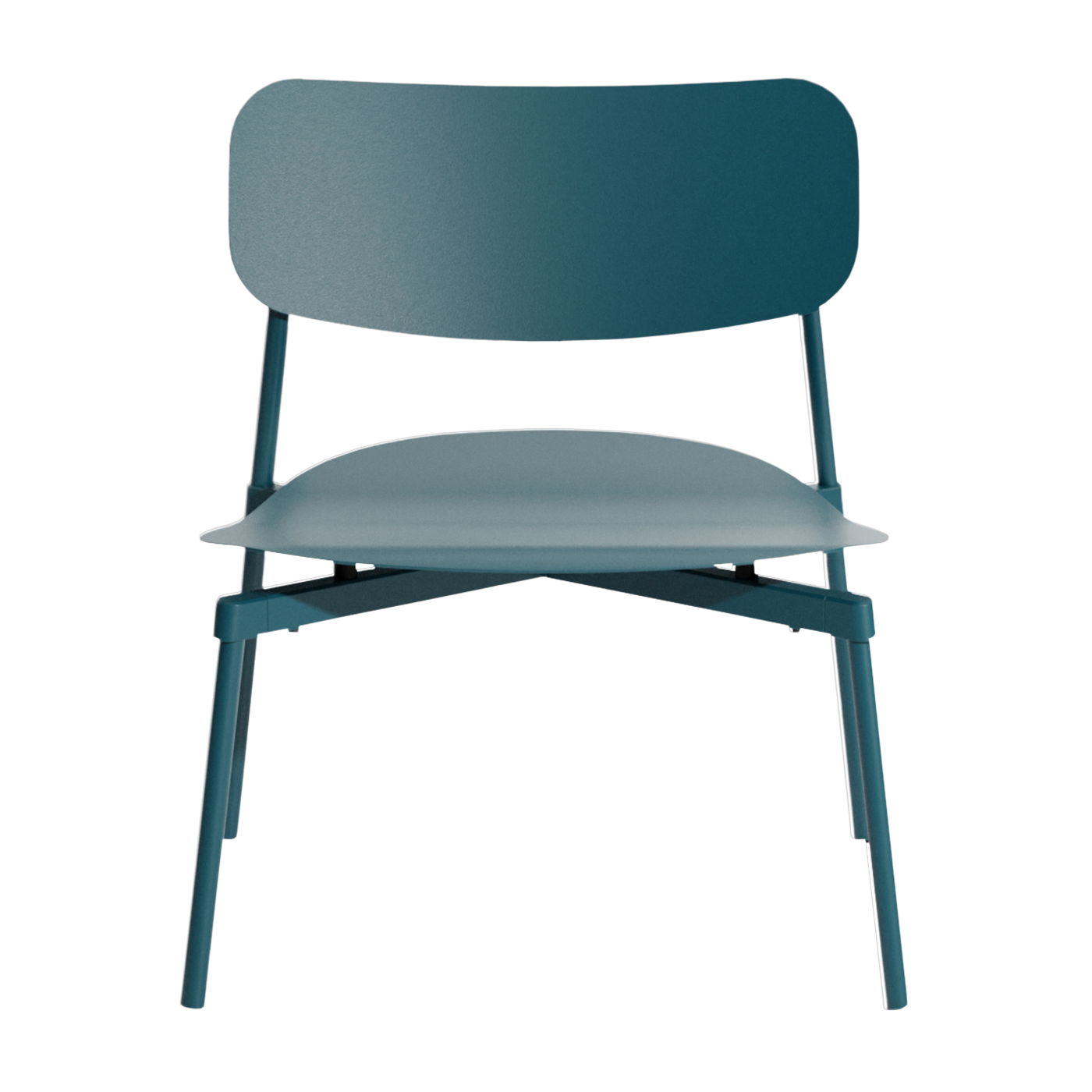 Fauteuil de jardin en métal bleu océan Fromme - Petite friture