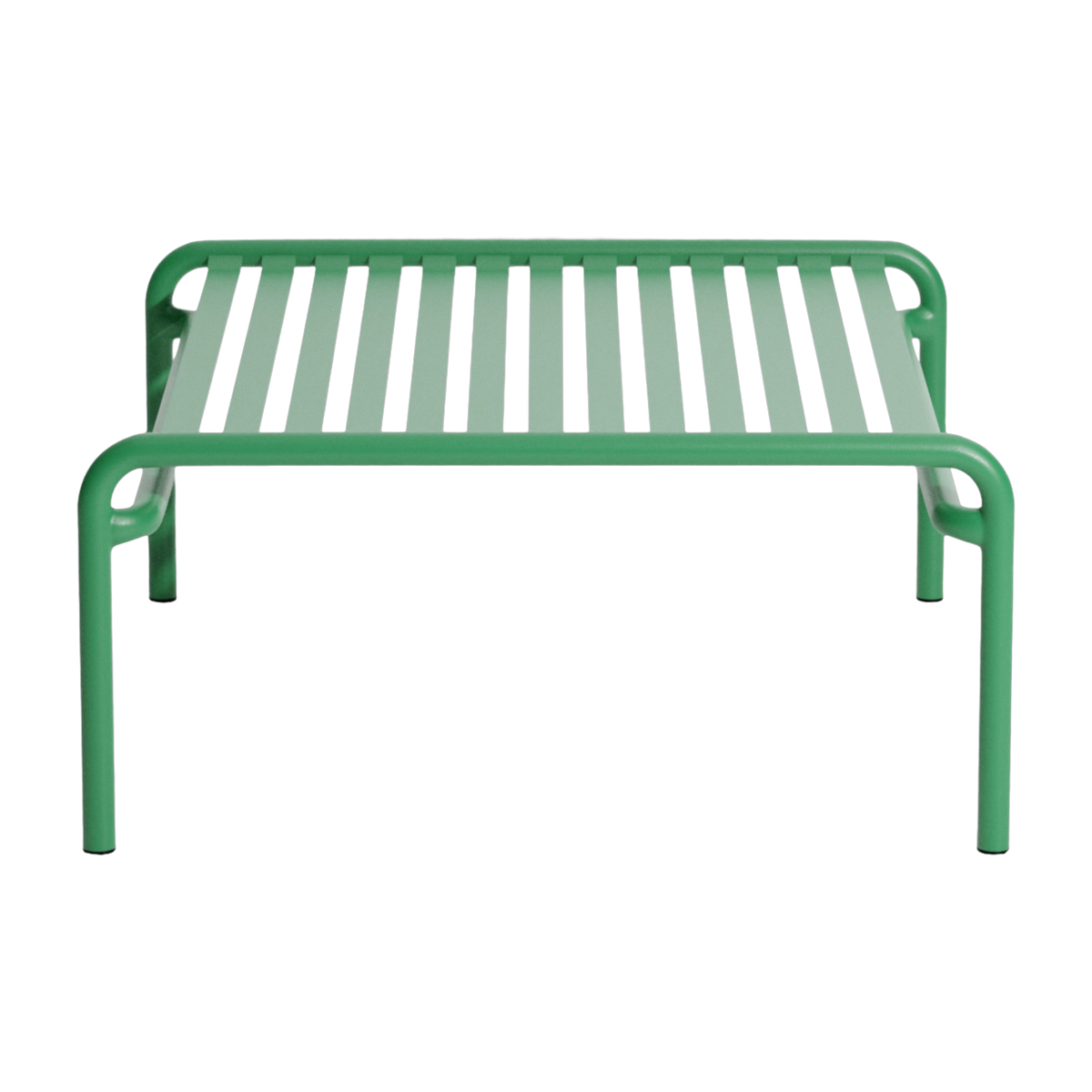 Mintgrüner Couchtisch aus Aluminium 60x69cm Week end -. Petite friture