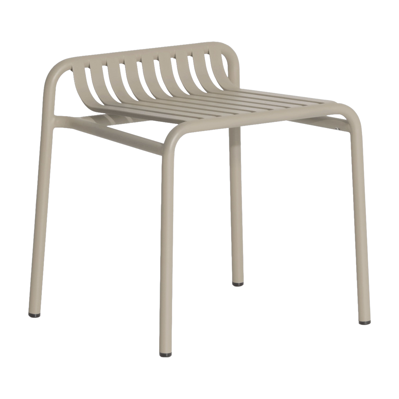 Hocker aus Aluminium für den Außenbereich dune 48cm Week end -. Petite friture