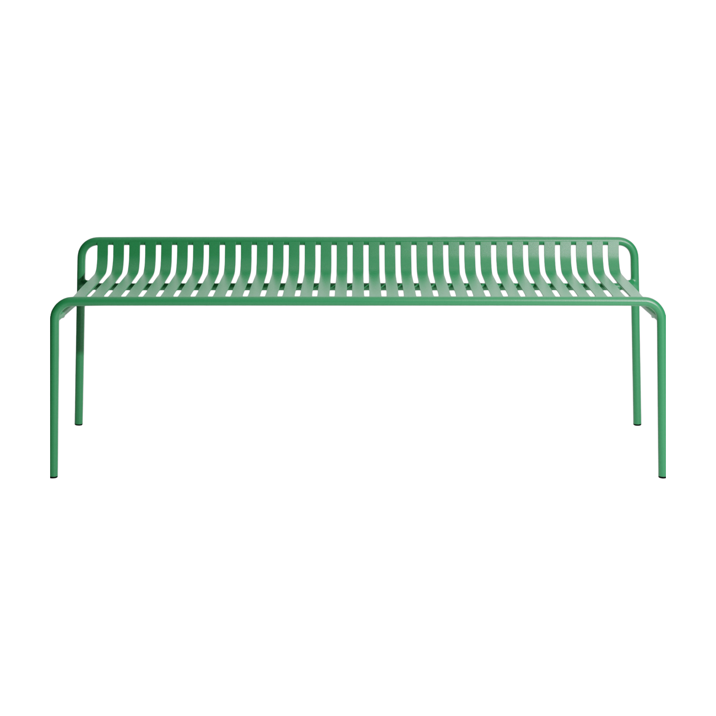 Mint green aluminum backless garden bench 156x48cm Week end - Petite friture