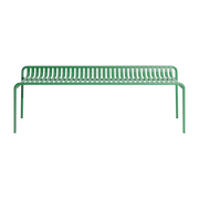 Mint green aluminum backless garden bench 156x48cm Week end - Petite friture