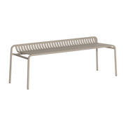 Aluminium backless garden bench dune 156x48cm Week end - Petite friture