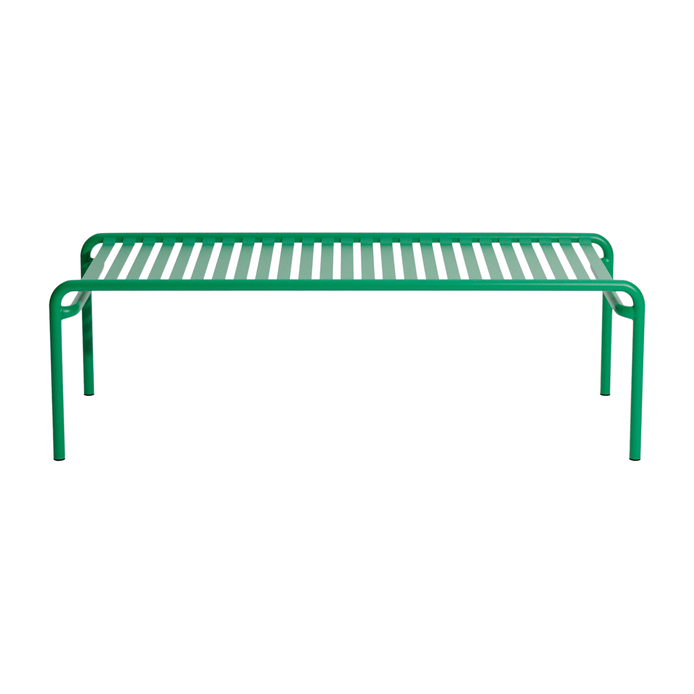 Mintgrüner Gartencouchtisch aus Aluminium 127x51cm Week end -. Petite friture
