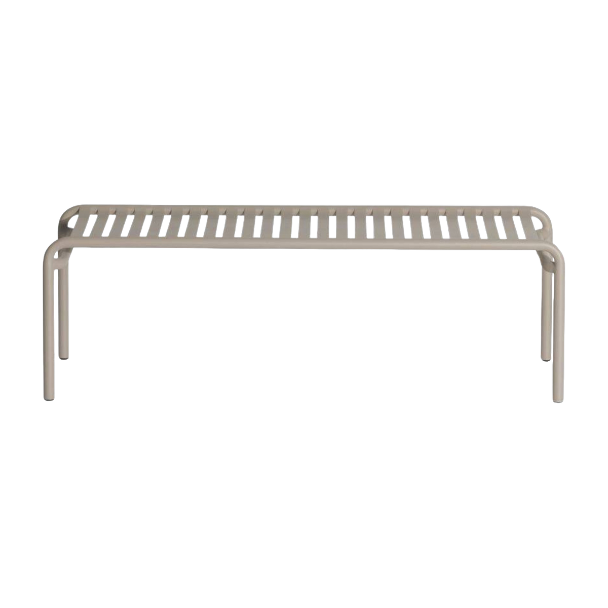 Garten-Couchtisch aus Aluminium dune 127x51cm Week end -. Petite friture