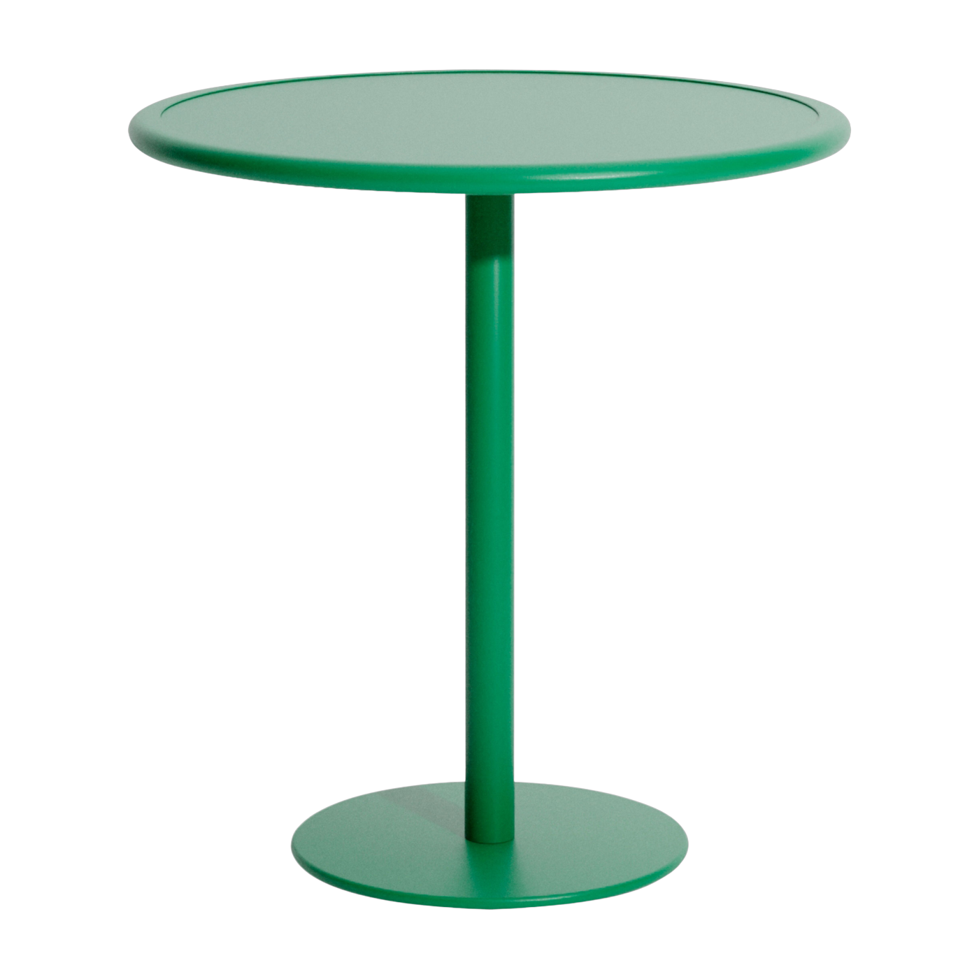 Gartenbistrotisch ronde aus Aluminium mintgrün 75cm Week end -. Petite friture