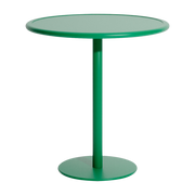 Gartenbistrotisch ronde aus Aluminium mintgrün 75cm Week end -. Petite friture