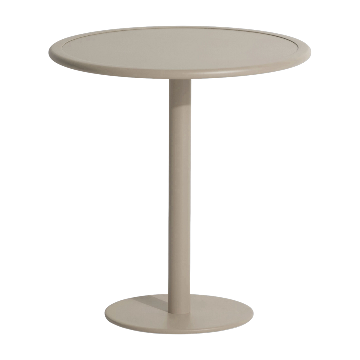 Gartenbistrotisch ronde aus Aluminium dune 75cm Week end -. Petite friture