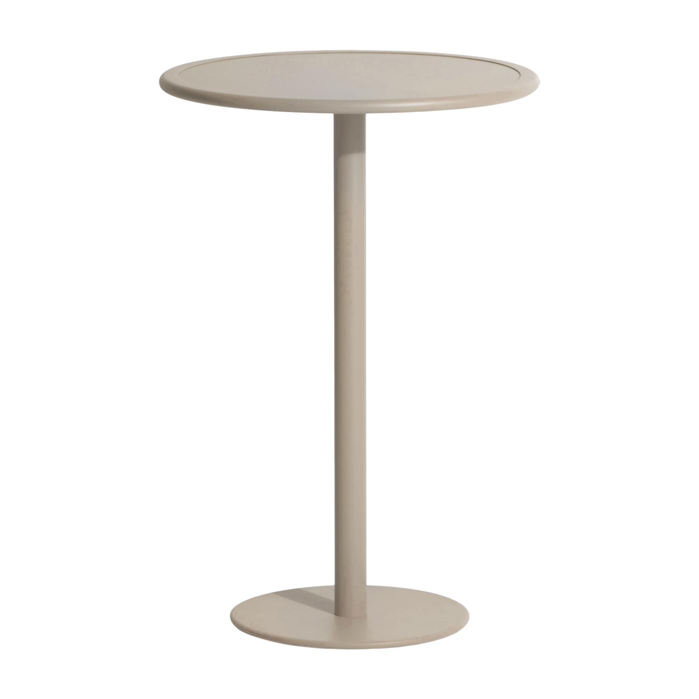 Garten-Bistrotisch ronde aus Aluminium dune 105cm Week end -. Petite friture