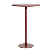 Gartenbistrotisch ronde aus rotbraunem Aluminium 105cm Week end -. Petite friture