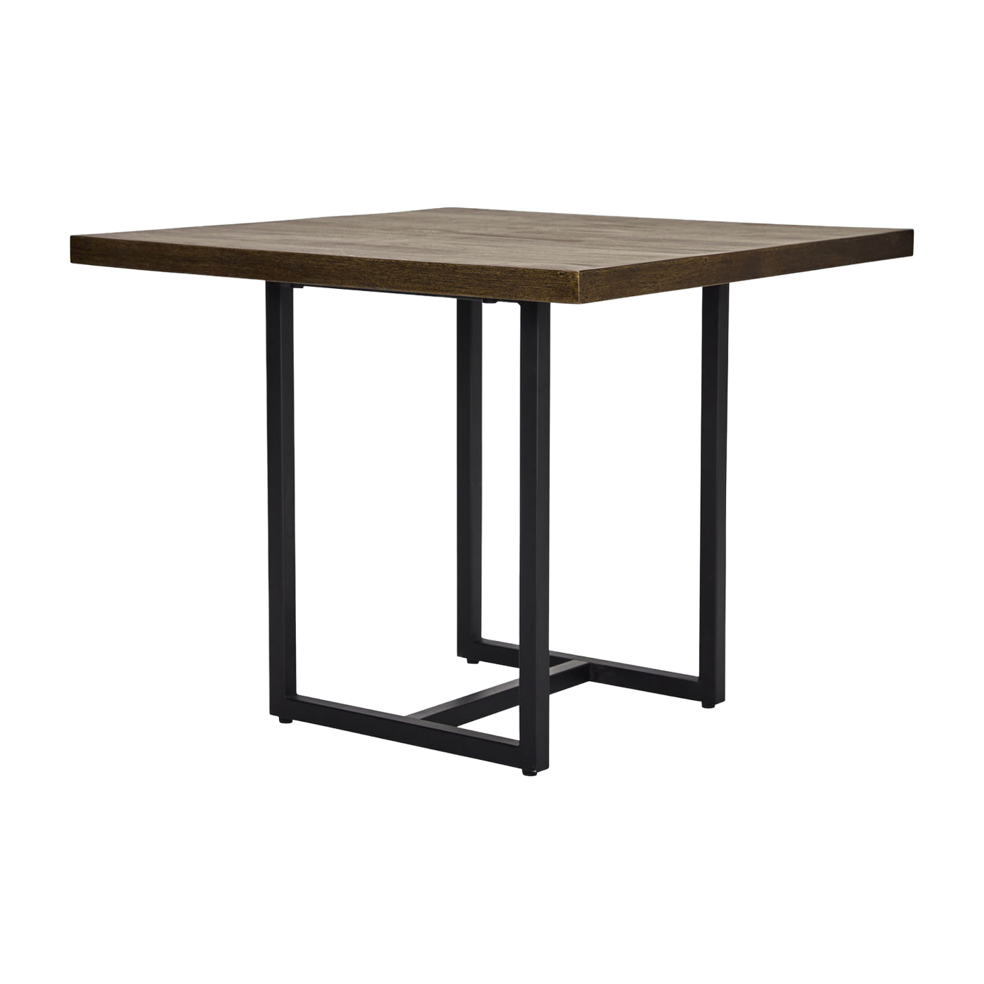Tavolo da pranzo quadrato in legno di mango e ferro 90x90x74cm Hdtnak - House Doctor