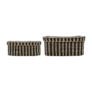 Hdshoo Caja de rayas marrón - House Doctor