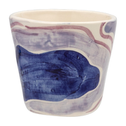 Multicolored earthenware mug expresso 6. 5x6. 2 cm Kaleidoscopic - Anna + Nina