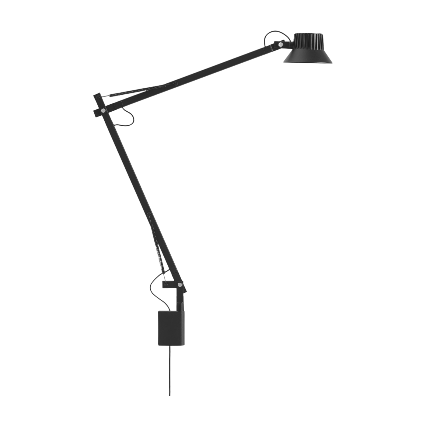 Applique murale en aluminium noir 50,6x49,4cm Dedicate L2 - Muuto