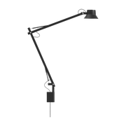 Aluminium wall light black 50, 6x49, 4cm Dedicate L2 - Muuto
