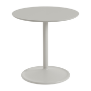 Table d'appoint en aluminium et linoléum gris 48x48cm Soft - Muuto