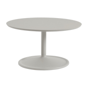 Tavolino da caffè in alluminio e laminato grigio 75x42cm Soft - Muuto