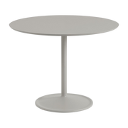 Tavolo da pranzo in alluminio e laminato grigio 95x73cm Soft - Muuto