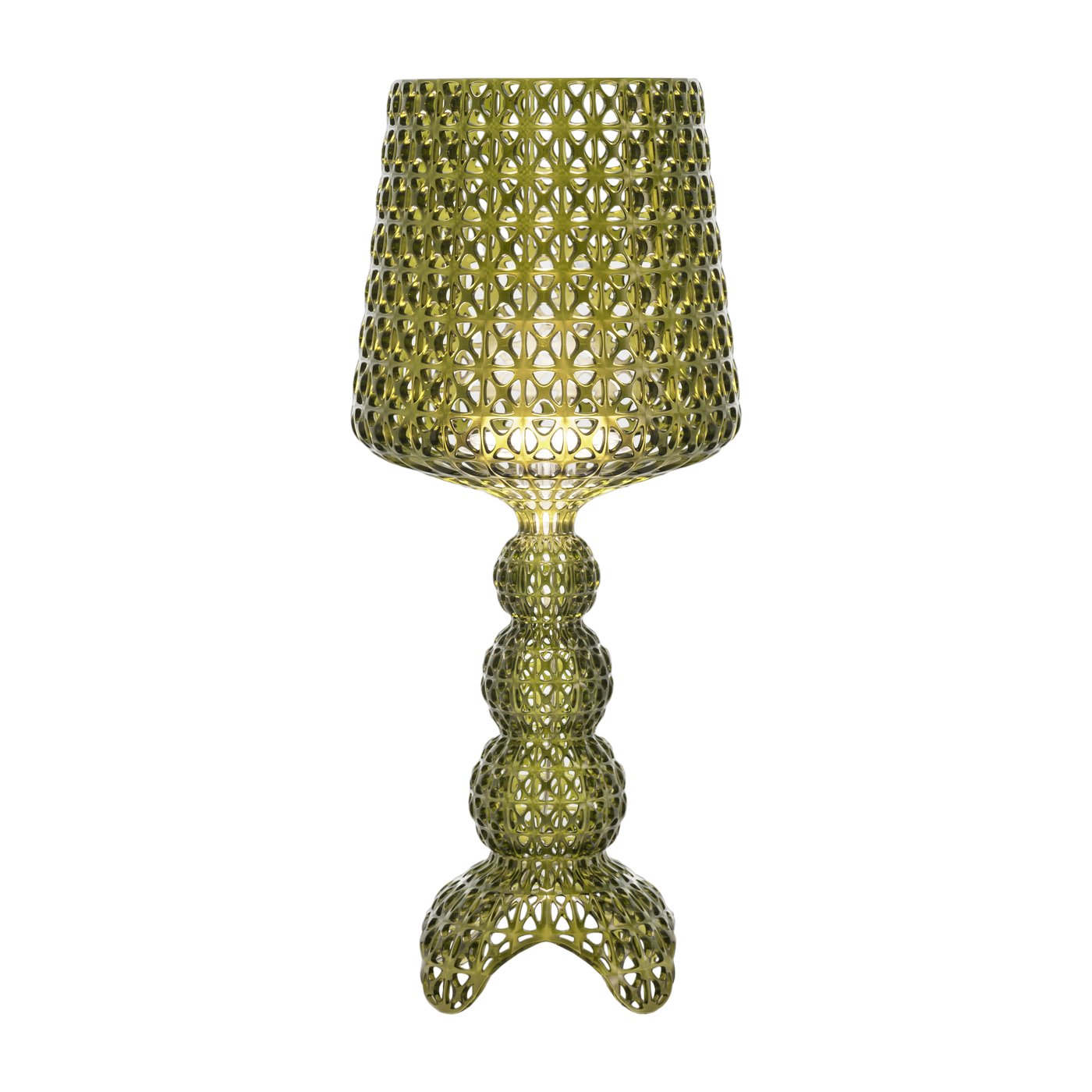 Lampada da tavolo verde Mini Kabuki - Kartell