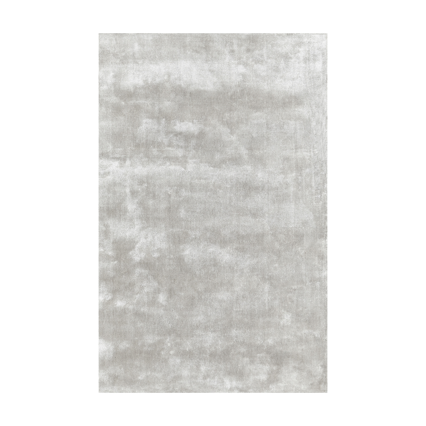 Rectangular viscose rug francis pearl 300x400cm Solid - Layered