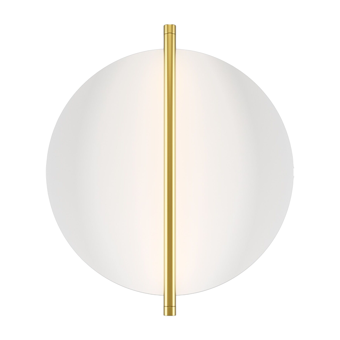 Lámpara de pared de aluminio dorado 30 cm Mira - Maytoni