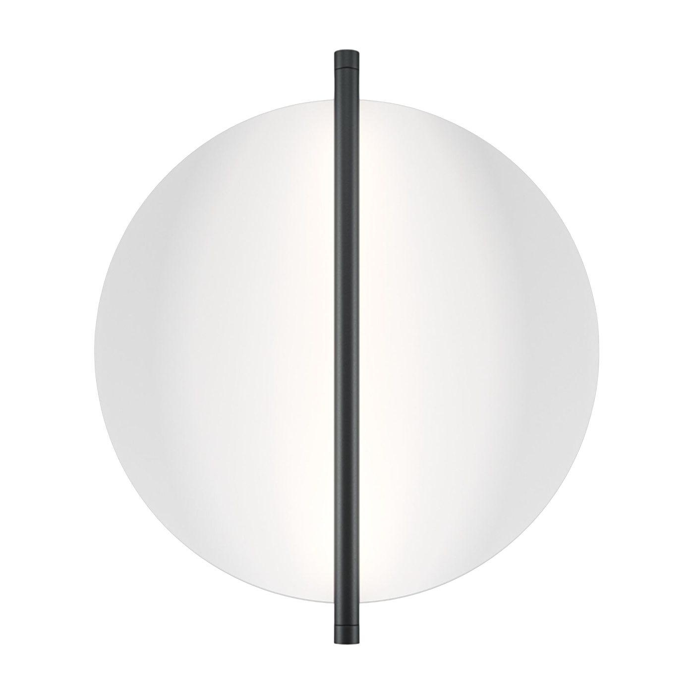 Lámpara de pared de aluminio negro 30 cm Mira - Maytoni