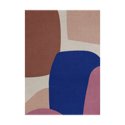 Alfombra rectangular de lana tufted de color 200x300cm Lake - Layered