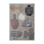 Rechteckiger Teppich aus getufteter Wolle beige 300x400cm Picnic -. Layered