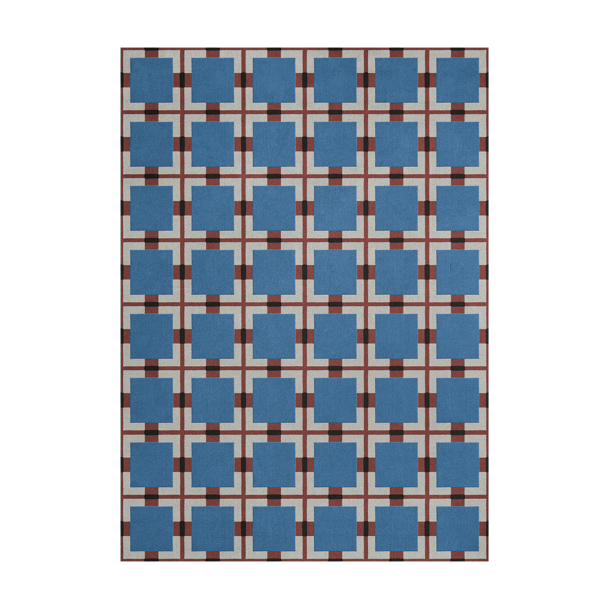 Tapis rectangulaire en laine tufté berry rain 180x270cm Evelina Kroon - Layered